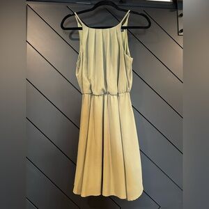 Blue Rain Sage Green Cocktail Dress